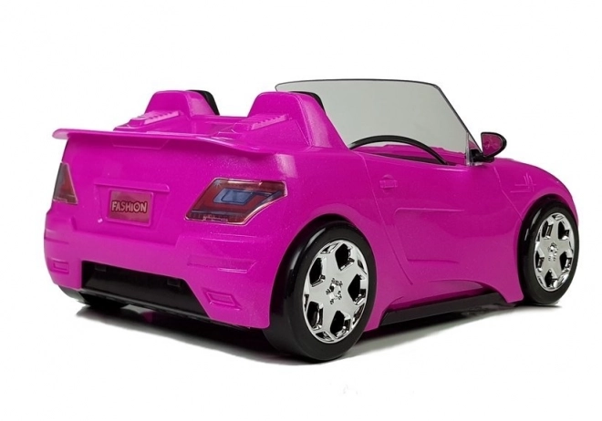 Różowe autko dla lalek Cabrio 34 cm