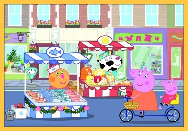 Puzzle 10w1 Świnka Peppa