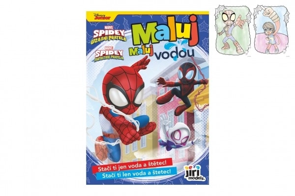 Kolorowanka Maluj wodą! Spidey