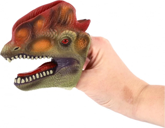 Dinozaur gumowy pacynka - 1 szt.
