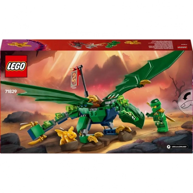 Lego Ninjago zielony smok leśny Lloyda