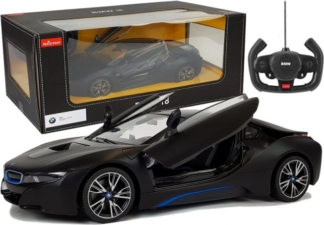 Auto RC BMW i8 1:14 z automatycznymi drzwiami – RASTAR