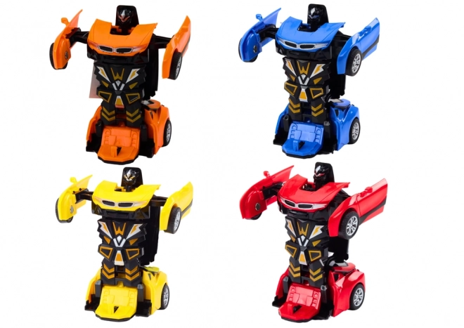 Auto-robot 2w1 zmienny robot w 4 kolorach