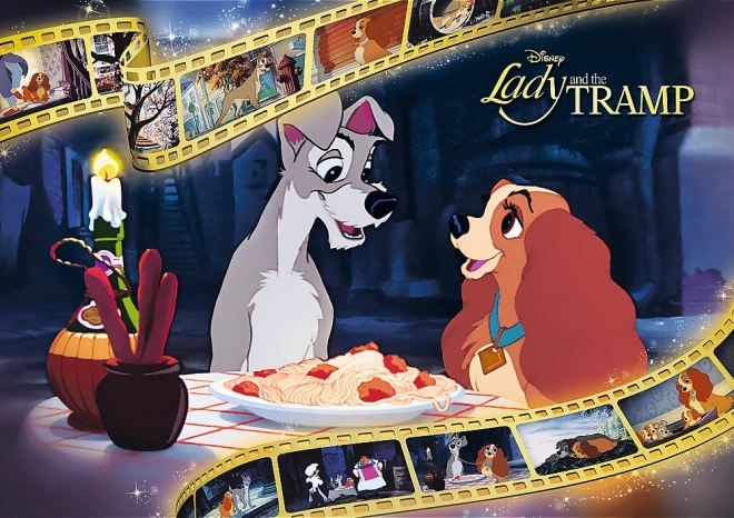 TREFL Puzzle Premium Plus Ikoniczne Momenty: Zakochany kundel 1000 elementów