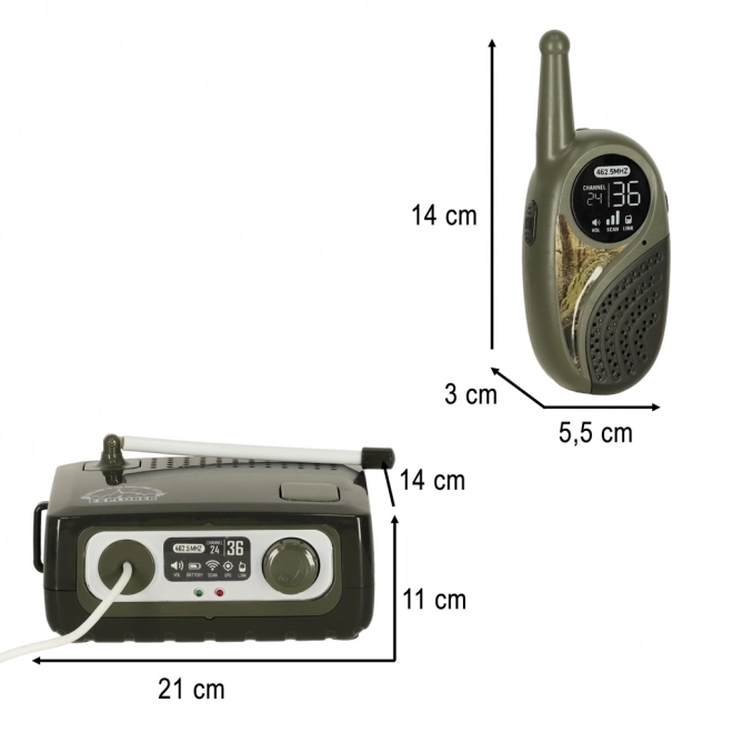 Zestaw Dziecięcy Walkie Talkie z jednostką centralną Explorer