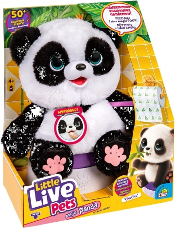 interaktywna pluszowa panda Little Live Pets Moja Panda ChuChu