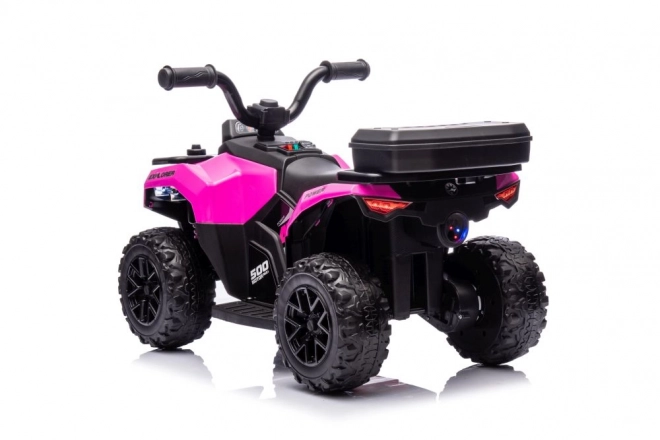 Dziecięca czterokołowiec na baterię GTS1155 - Różowa