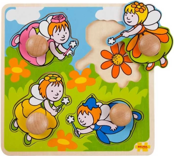 Bigjigs Toys układanka wkładanka Wróżki