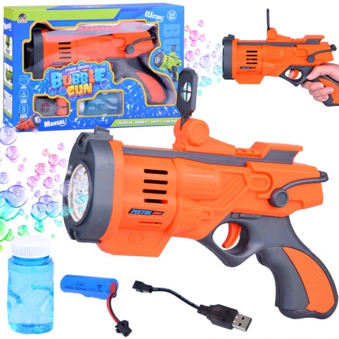 Pistolet na tęczowe bańki