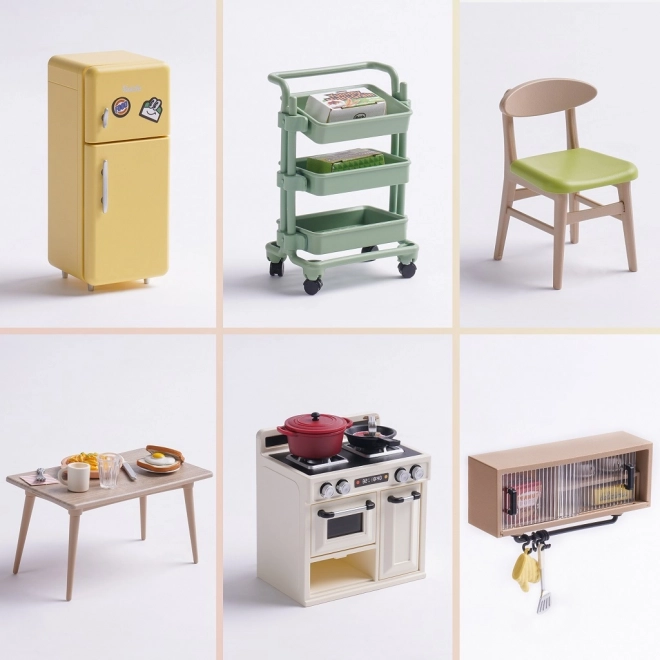 RoboTime miniatura domku Kuchnia Happy Meals