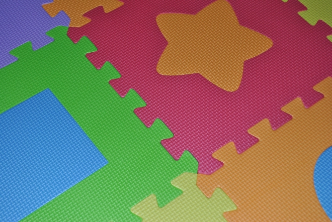 Piankowe puzzle 9 szt. kształty