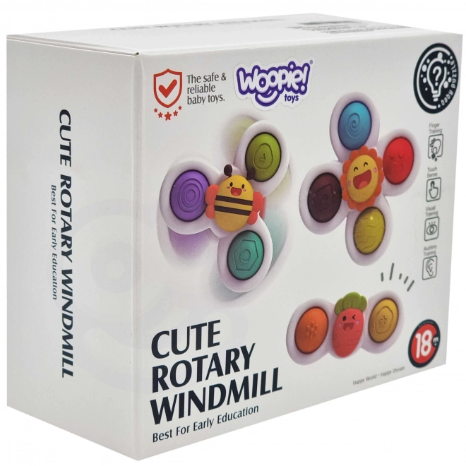 Zabawka dla dzieci WOOPIE 3w1 Spinner