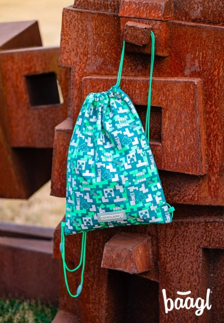 Minecraft 2 zestaw z motywem Srebrny Creeper