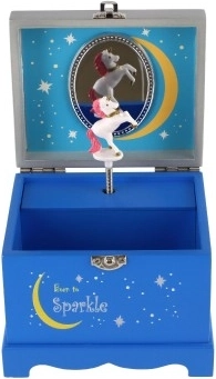 Mechanizm muzyczny z obracającą się figurką