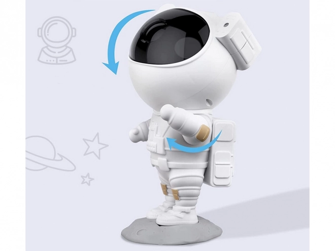 Gwiezdny projektor w kształcie astronauty z pilotem