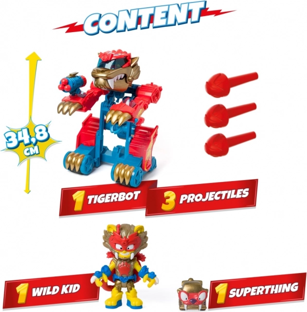 Zestaw do gry SuperThings Wild Tigerbot
