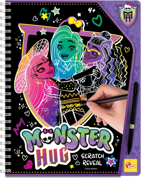 Skrobany szkicownik Monster High