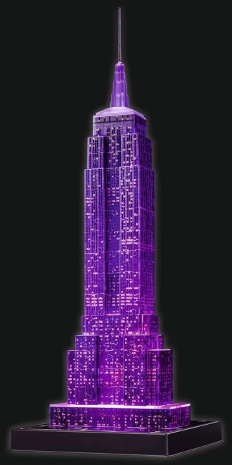 RAVENSBURGER Świecąca 3D układanka Edycja Nocna Empire State Building 216 elementów