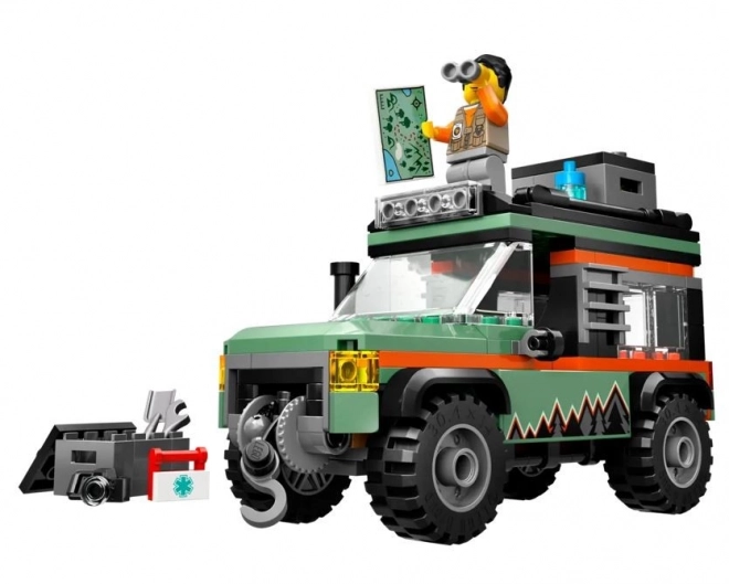 Lego City terenowe auto ciężarowe 4x4 w górach