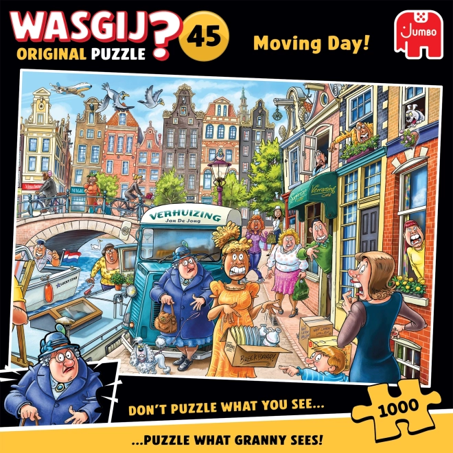 Jumbo puzzle Wasgij 45: Przeprowadzka 1000 elementów