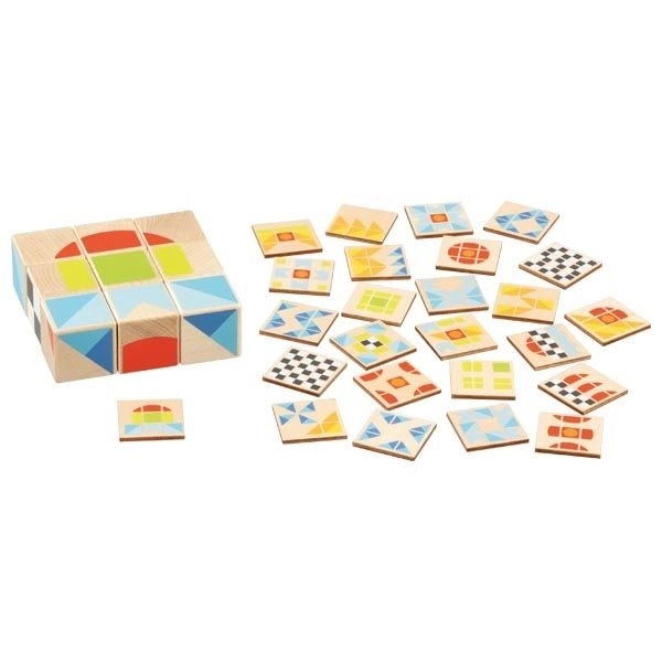 Puzzle sześcienne Kubus bloki duże