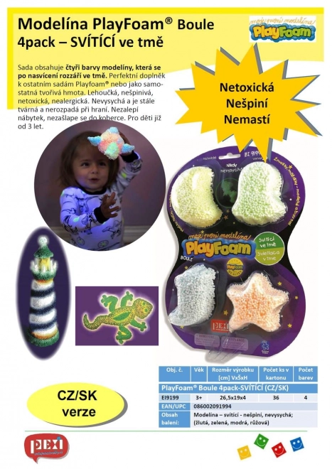 Zestaw kreatywny PlayFoam® Kule świecące