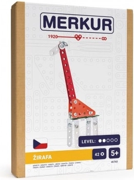 Klocki konstrukcyjne Merkur Żyrafa Mini 42 szt.