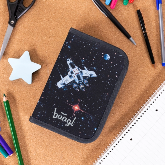 Piórnik szkolny Pixel Space
