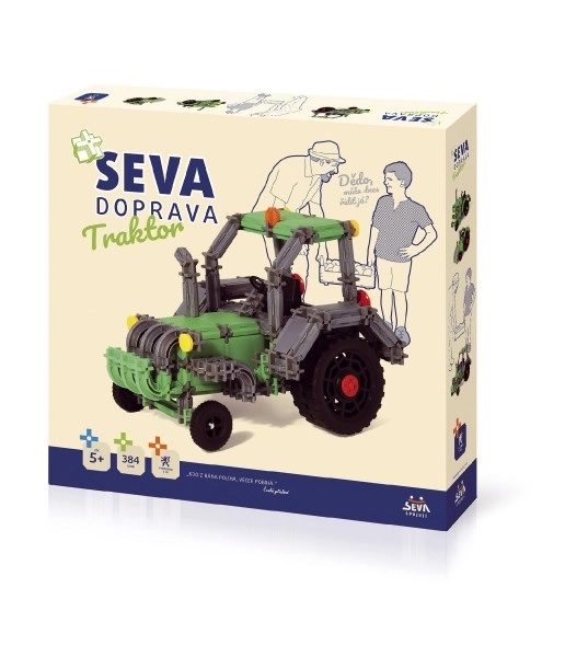 Klocki traktor SEVA Transport