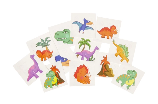 Tatuaże Dinozaury 12 sztuk