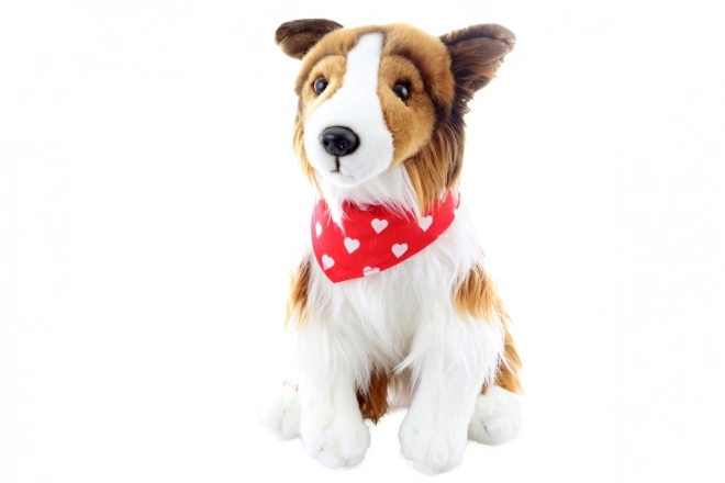 Plusz Długowłosy collie z szalikiem 26 cm ECO-PRZYJAZNY