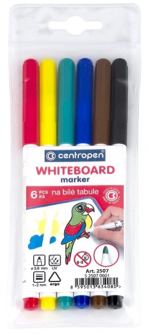 CENTROPEN Markery do tablic suchościeralnych 6 szt.