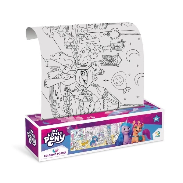 Plakat do kolorowania My Little Pony