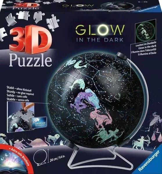 RAVENSBURGER Świecąca puzzleball Gwiezdny globus 190 części