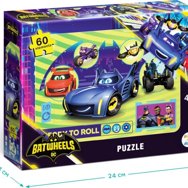 DODO Puzzle Batwheels: Wesoła jazda 60 elementów