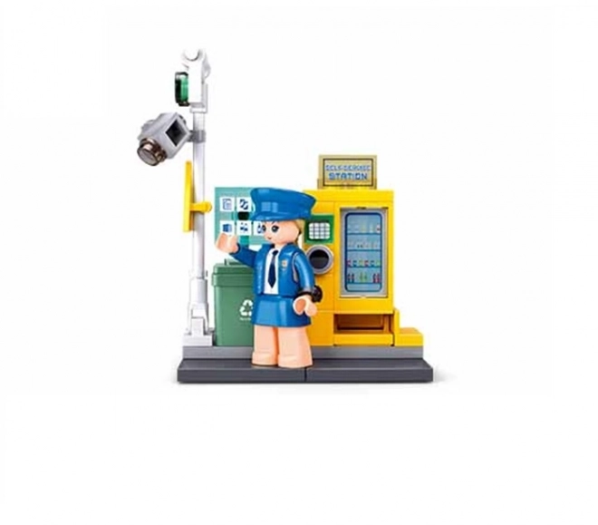 Sluban Metropolis M38-B1217A Policja na trójkołowcu
