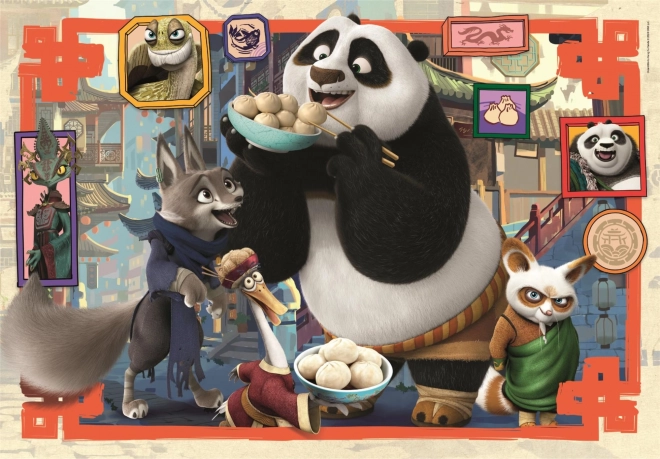 Puzzle Clementoni Kung Fu Panda maxi 24 elementów