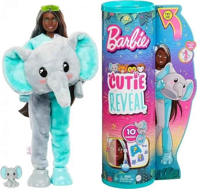 Barbie Cutie reveal Barbie dżungla - słoń HKP98 TV 1.1.- 30.6.
