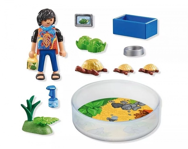 Playmobil terrarium z żółwiami