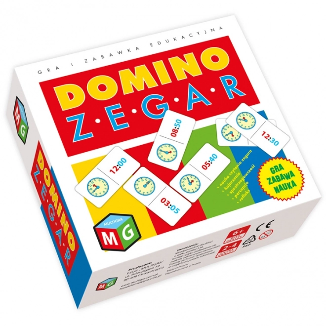 Godzinowe domino gra edukacyjna Multigra GR0388
