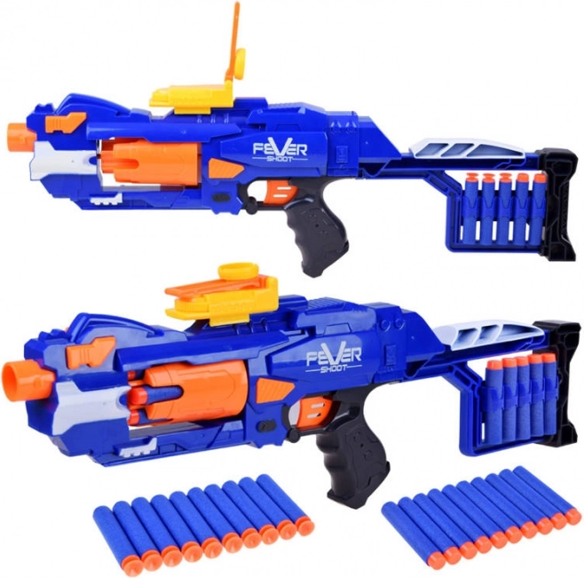 automatyczny pistolet na piankowe strzałki Fever Shoot z odłączaną kolbą