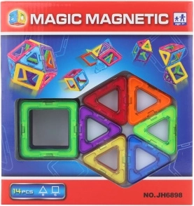 Magnetyczna układanka 14 szt.