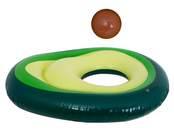 Dmuchany materac Awokado z piłką 150 cm XL