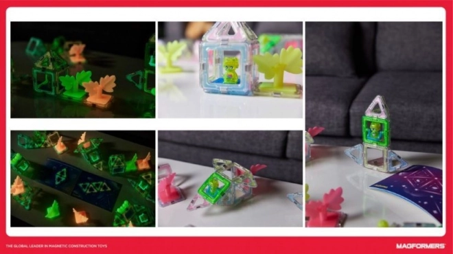 Magformers świecące klocki 20 elementów