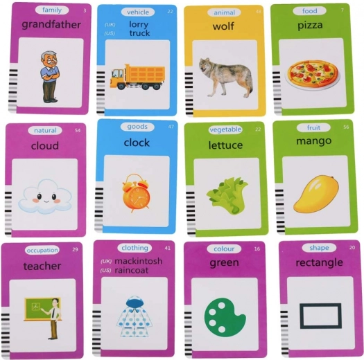 Bogaty zestaw 112 dwustronnych kart