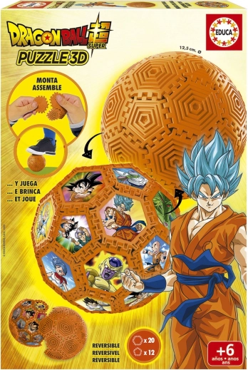 3D Puzzle piłka Smocza - Educa 32 elementy