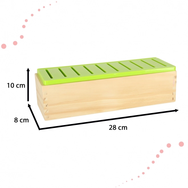 Drewniany Montessori edukacyjny sorter