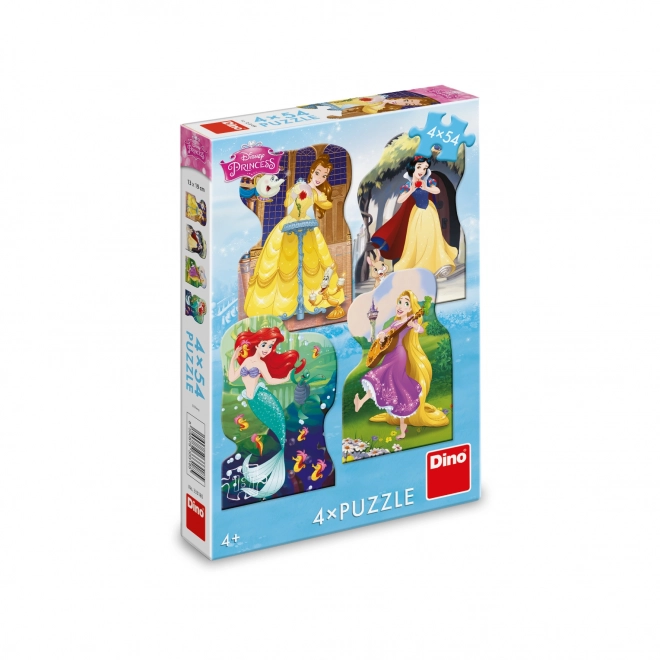 DINO Puzzle Księżniczki Disneya 4x54 elementy