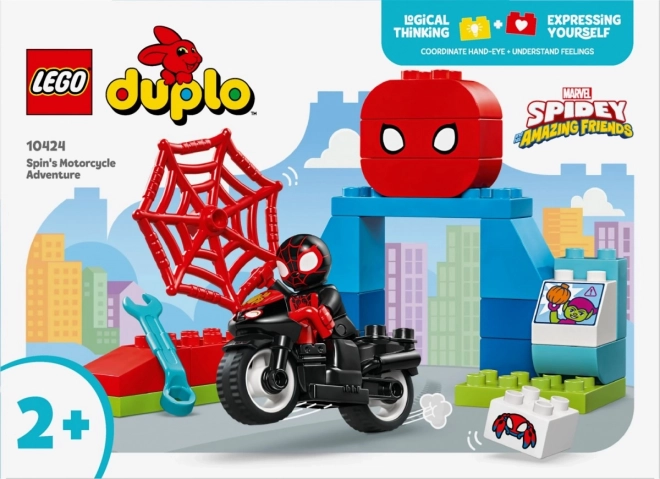 LEGO DUPLO Spidey i przygody na motocyklu