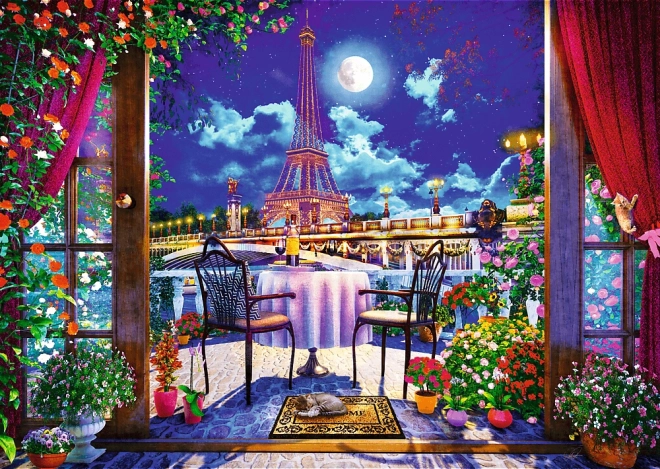 Puzzle Trefl Premium Plus: Nocny Paryż, 1000 elementów